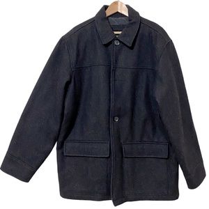 Old Navy Men’s Wool Blend Button Front Coat Size L